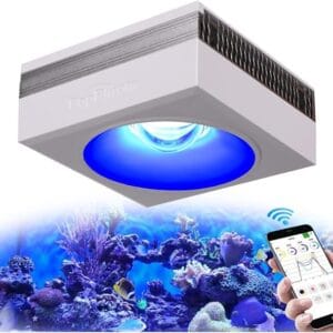 PopBloom RL90 WiFi LED Aquarium Light - Full Spectrum Reef Lamp for Coral Growth
