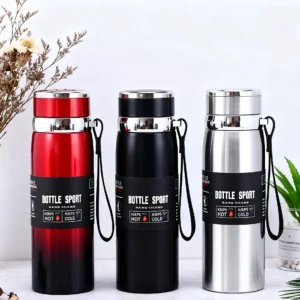 =1L Premium Insulated Bottle - 24H Cold & 12H Hot Stainless Steel Thermos