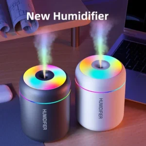 =USB Mini Aroma Diffuser - 180ML Humidifier & Mood Light for Car & Home