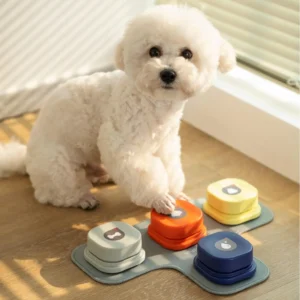 =Mewoofun Recordable Dog Talking Buttons - Starter Communication Set
