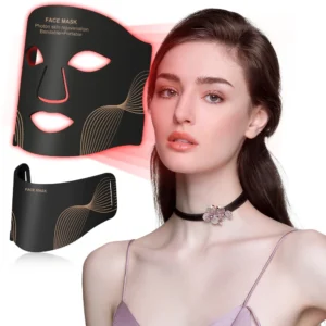 =7-Color LED Face & Neck Mask - Wireless Red Light Therapy for Anti-Aging