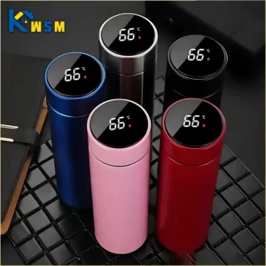 =Premium 500ml Smart Thermos with Temperature Display - Stainless Steel Vacuum Insulated Bottle