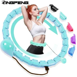 =Weighted Fitness Hoop for Home - Slimming Gym Ring
