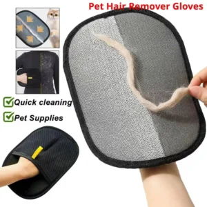 =Premium Pet Hair Remover Glove - Washable De-Shedding Tool