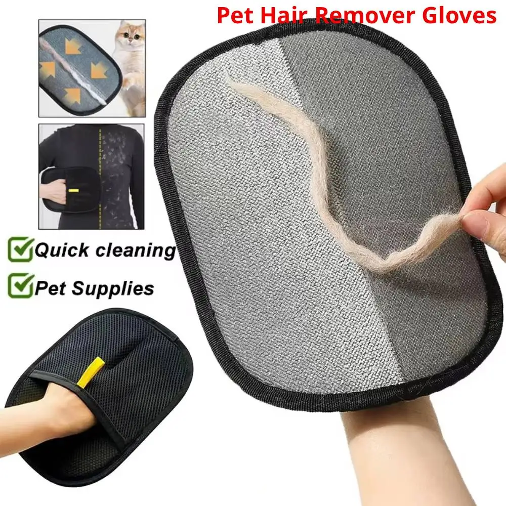 =Premium Pet Hair Remover Glove - Washable De-Shedding Tool