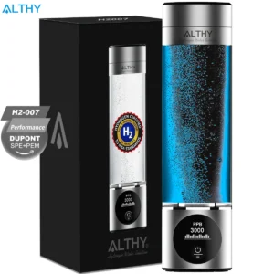 =Premium Hydrogen Water Bottle | H2 Inhalation Device | Dual SPE+PEM Tech
