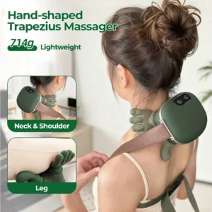 =Wireless Bionic Finger Neck Massager | Deep Kneading Shawl