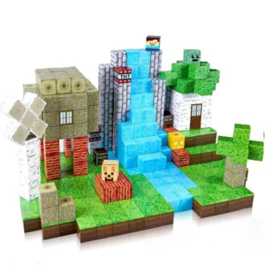 Build Mine Magnet World - Premium Magnetic Blocks for Kids