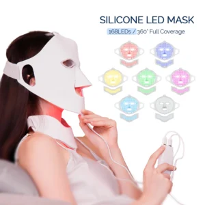 =Premium Silicone LED Face Mask - 7 Color Light Therapy Skin Care