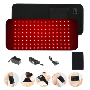 =Professional Red Light Therapy Pad - 660nm 850nm LED for Pain Relief
