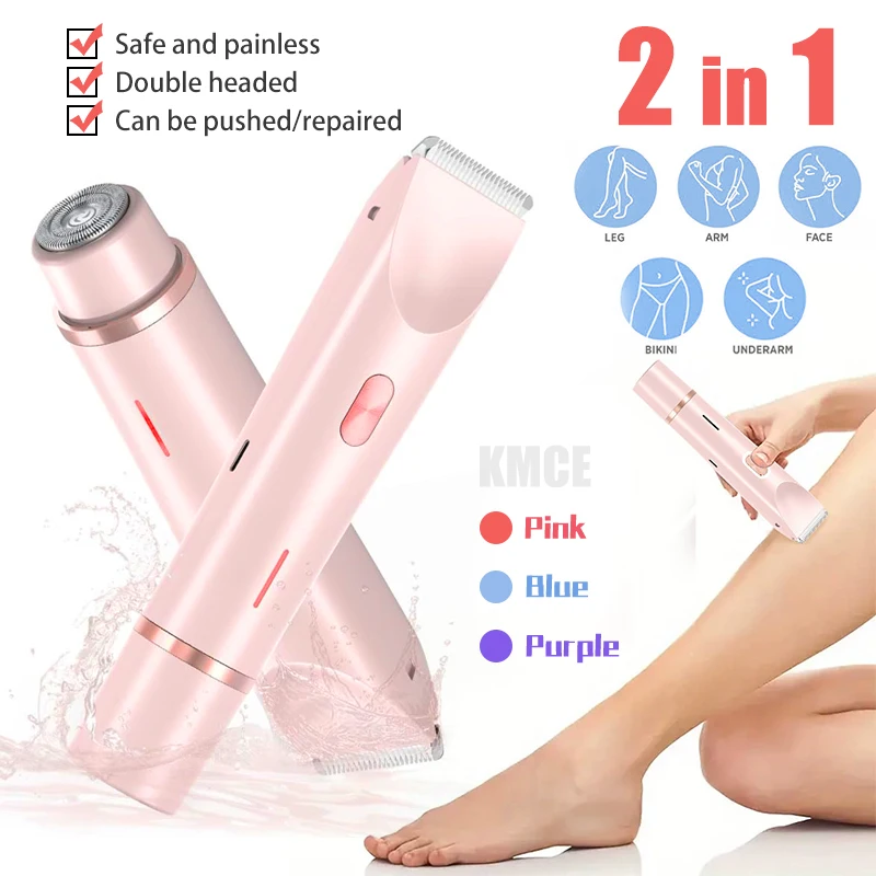 =2025 Premium Waterproof Electric Bikini Trimmer & Body Shaver